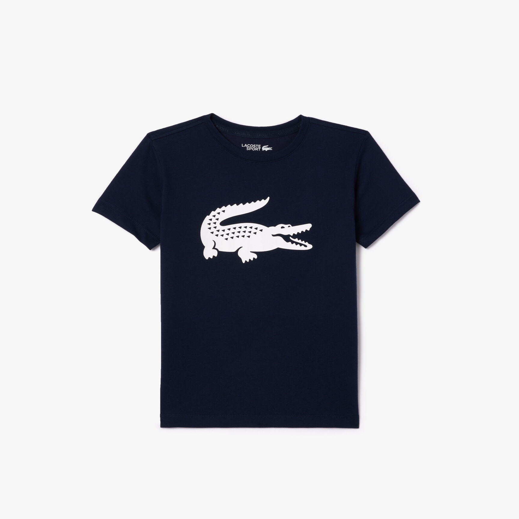 تي شيرت تنس قطني تقني كبير الحجم Kids' Lacoste SPORT Tennis Technical Jersey Oversized Croc T-shirt - TJ2910-00-166