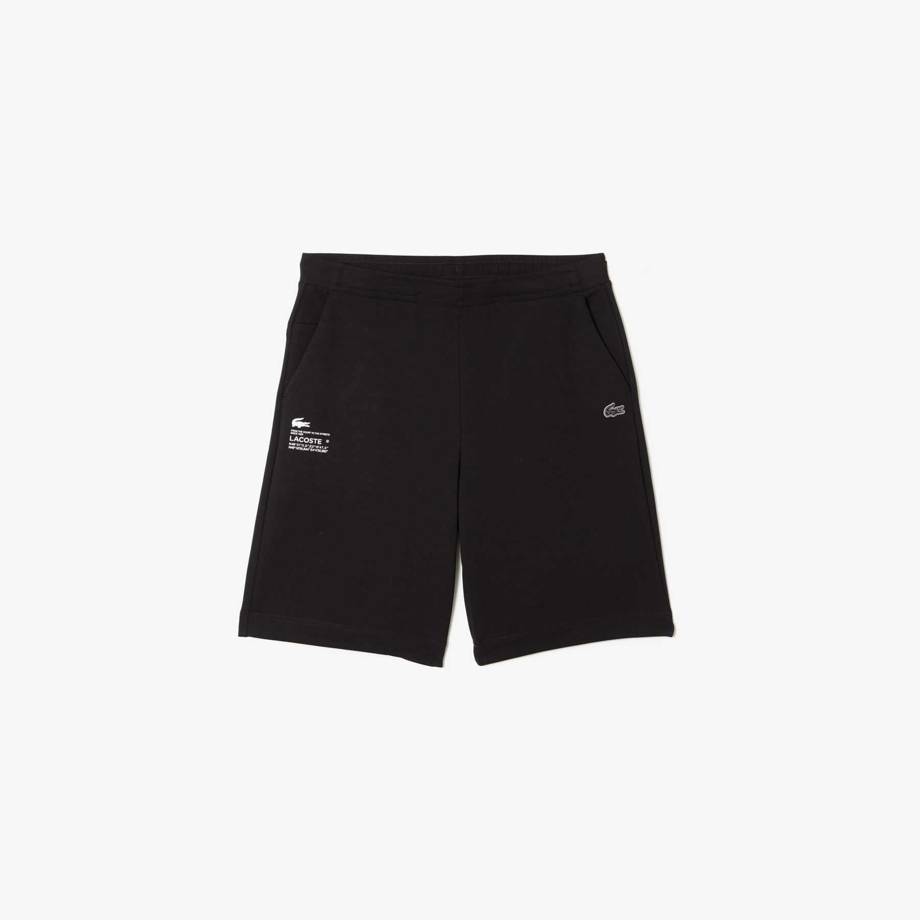 men s lacoste reflective print shorts
