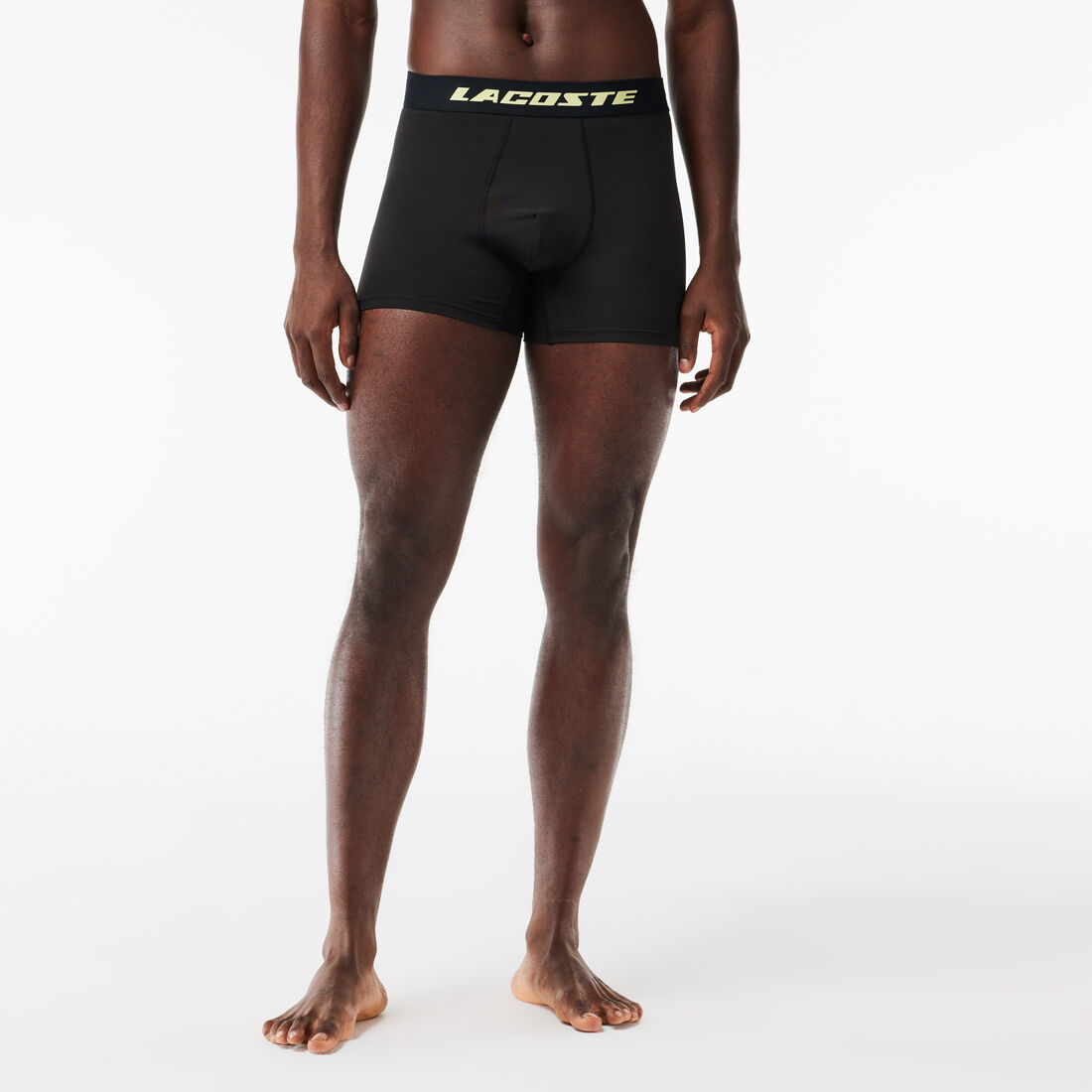 طقم بوكسر من الألياف الدقيقة للرجال، 3 قطع Men's 3-pack Lacoste Microfiber Print Trunks - 5H5916-00-RJI