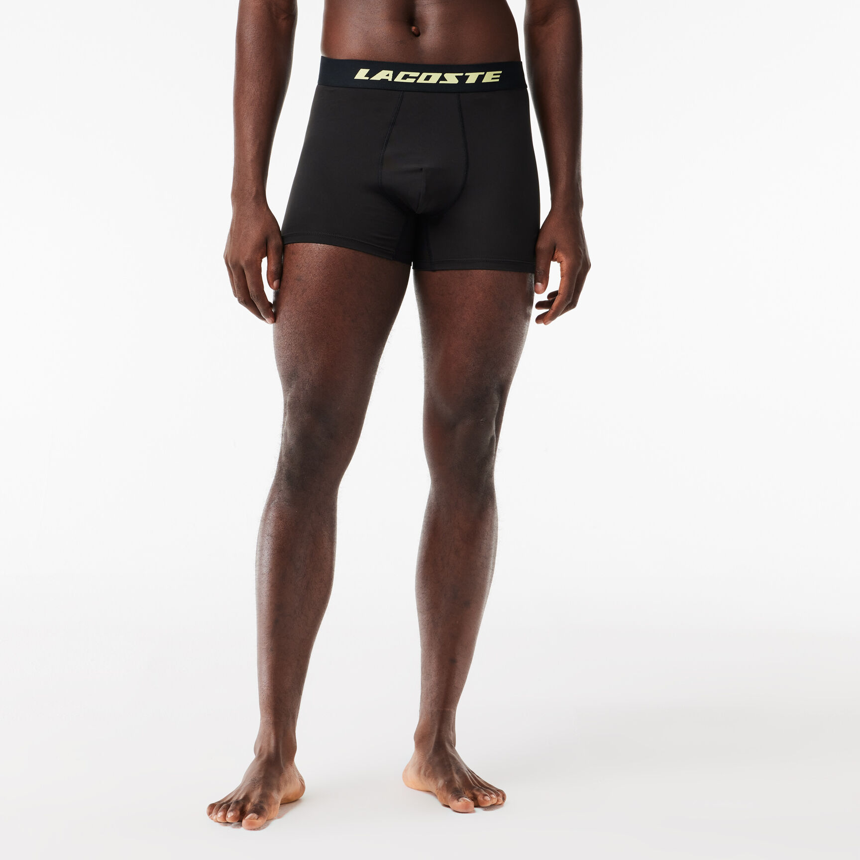 طقم بوكسر من الألياف الدقيقة للرجال، 3 قطع Men's 3-pack Lacoste Microfiber Print Trunks - 5H5916-00-RJI