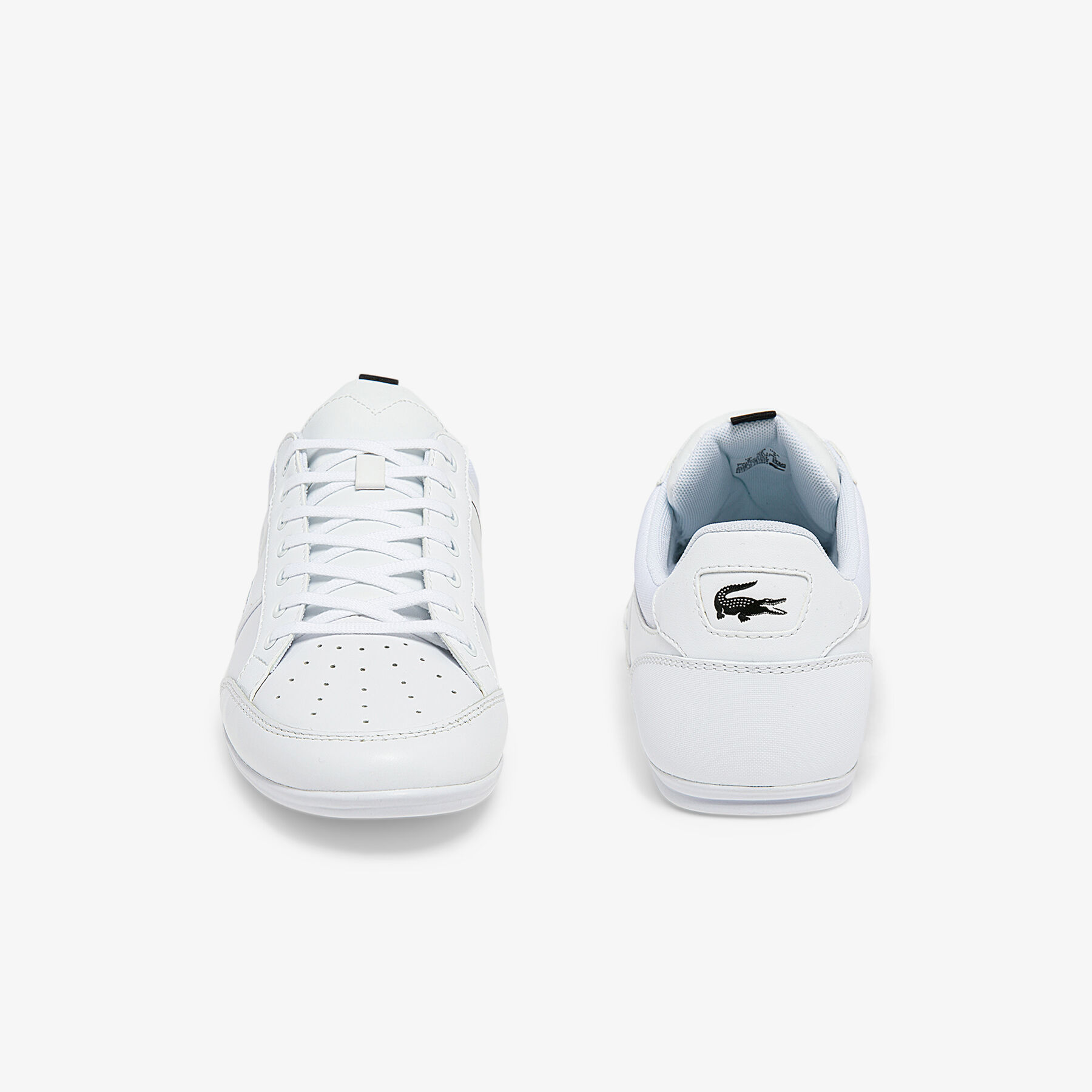 lacoste men s chaymon synthetic and leather sneakers