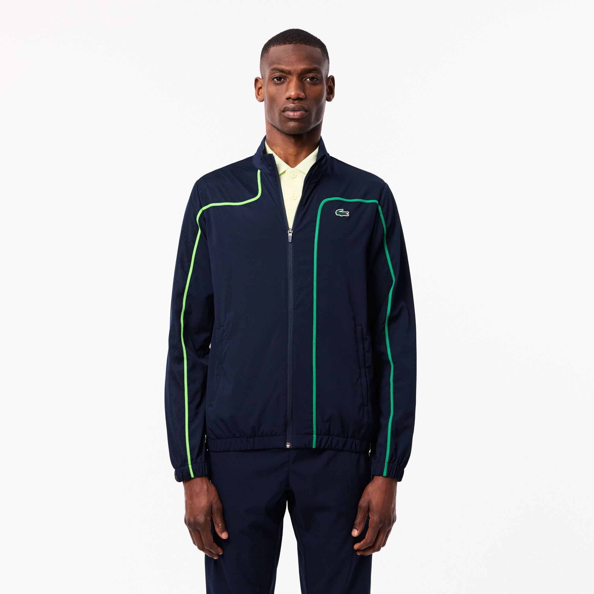 Colorblock tennis tracksuit, Navy Blue | LACOSTE UAE