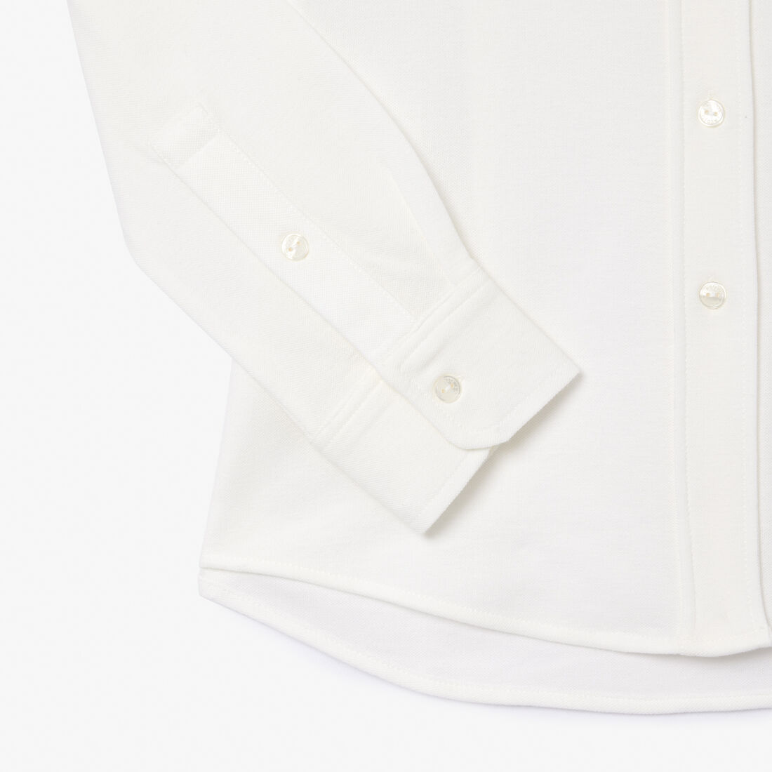 قميص بيكيه قطني بجيب Cotton Pique Shirt with Pocket - CF3264-00-70V