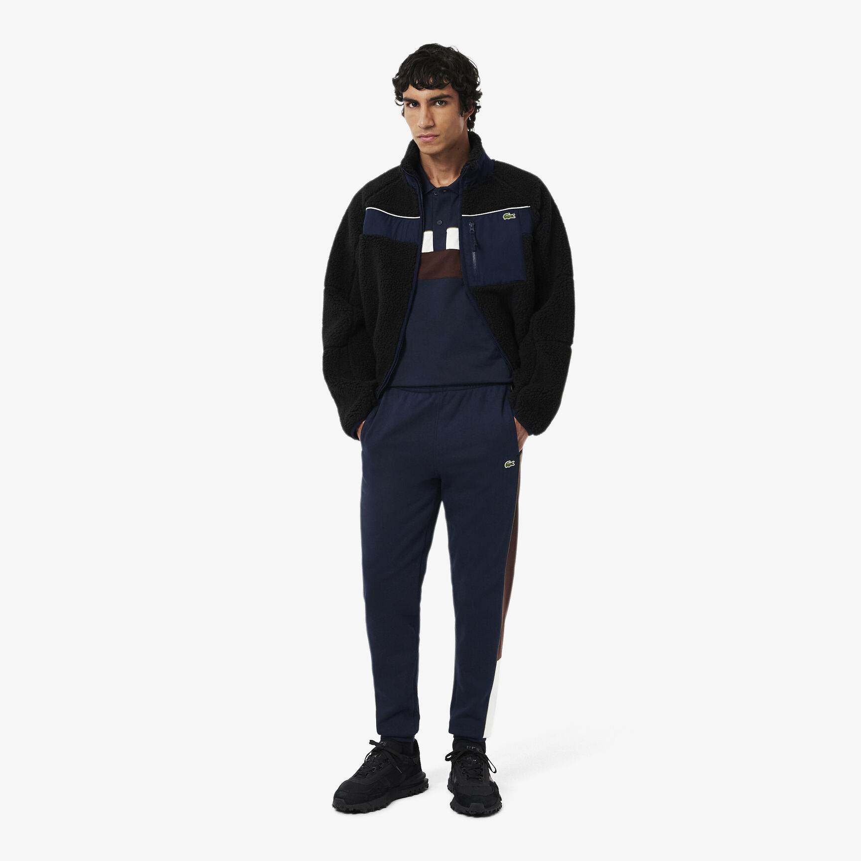 Regular Fit Colour-Block Petit Pique Polo Shirt - PH5918-00-6WZ