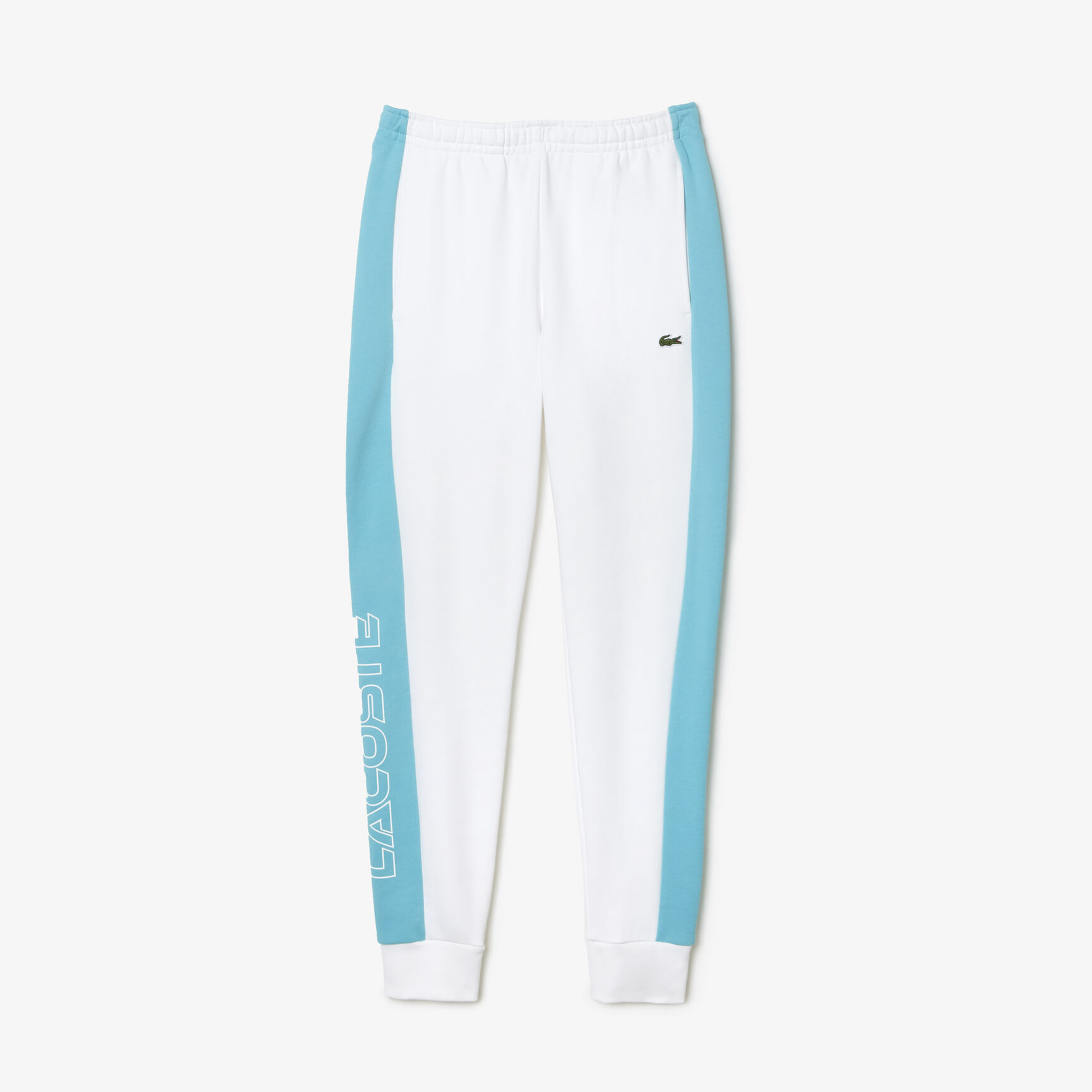 بنطال رياضي جاكار بنقشة شعار الماركة من مجموعة لاكوست باريس Colourblock Jogger Track Pants - XH1428-00-RI6