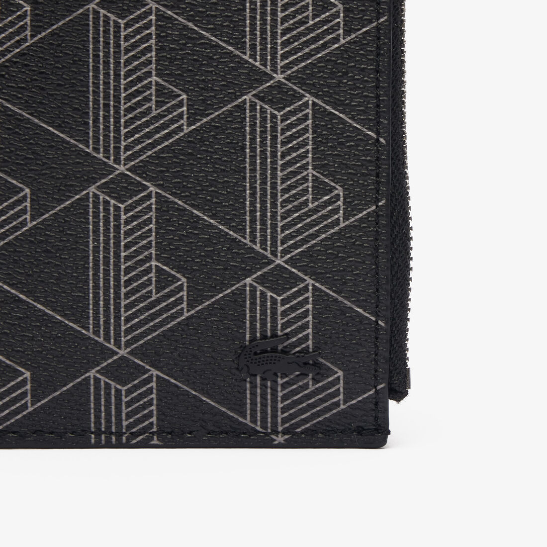 حامل بطاقات بطبعة مونوغرام المحبب The Blend Grained Monogram Print Card Holder - NH4581LX-H45