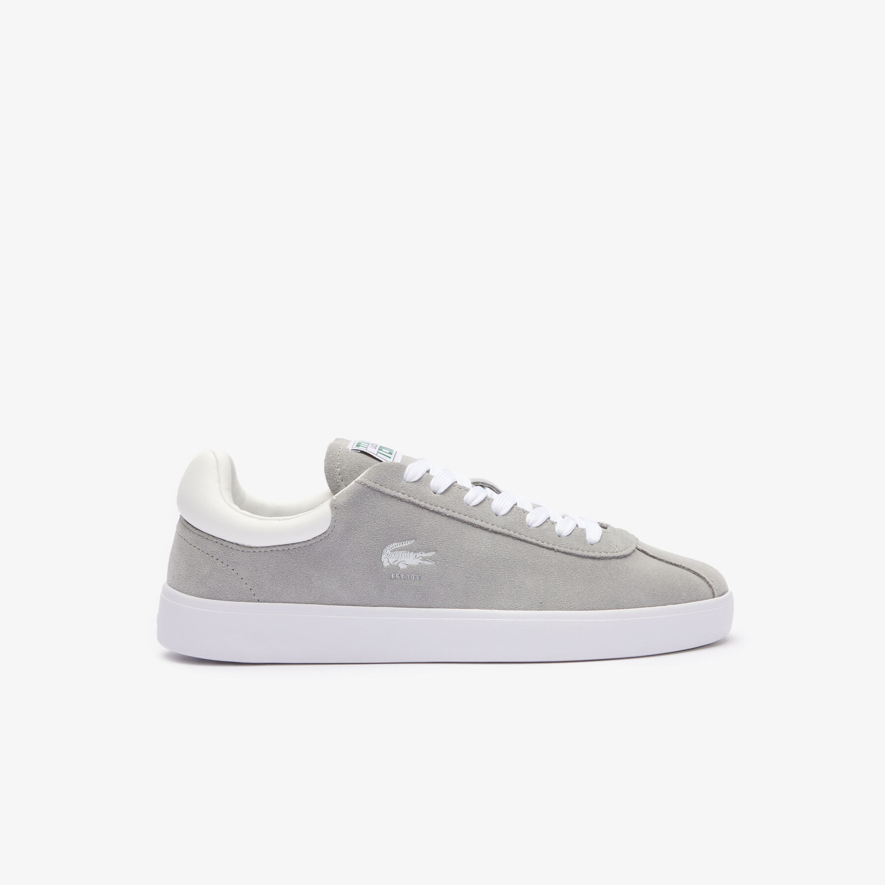 Men's Baseshot Translucent Sole Sneakers lacoste men s baseshot translucent sole sneakers