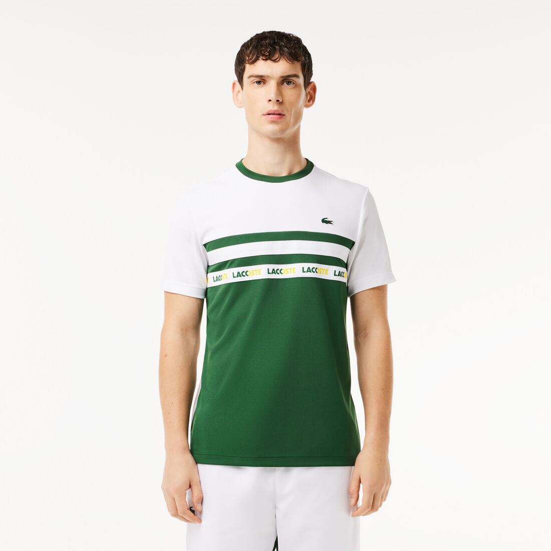 Ultra-Dry Logo Stripe Piqu� Tennis T-shirt - TH7515-00-291