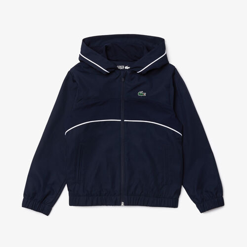 Boys’ Lacoste Sport Hooded Tennis Tracksuit