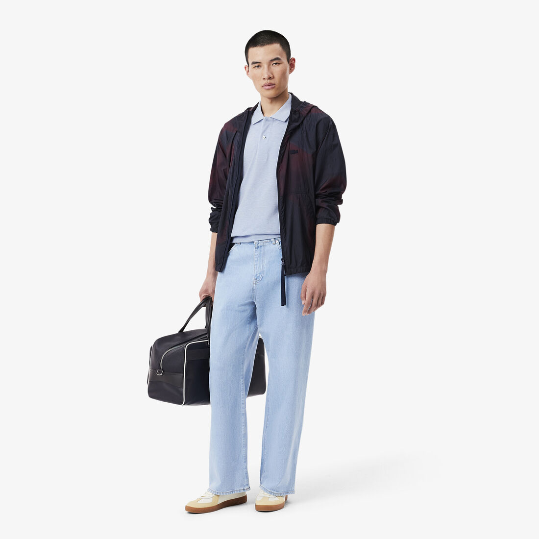 Classic Fit L.12.12 Marl Polo Shirt Original L.12.12 Heathered Petit Pique Cotton Polo Shirt - L1264-00-IXA