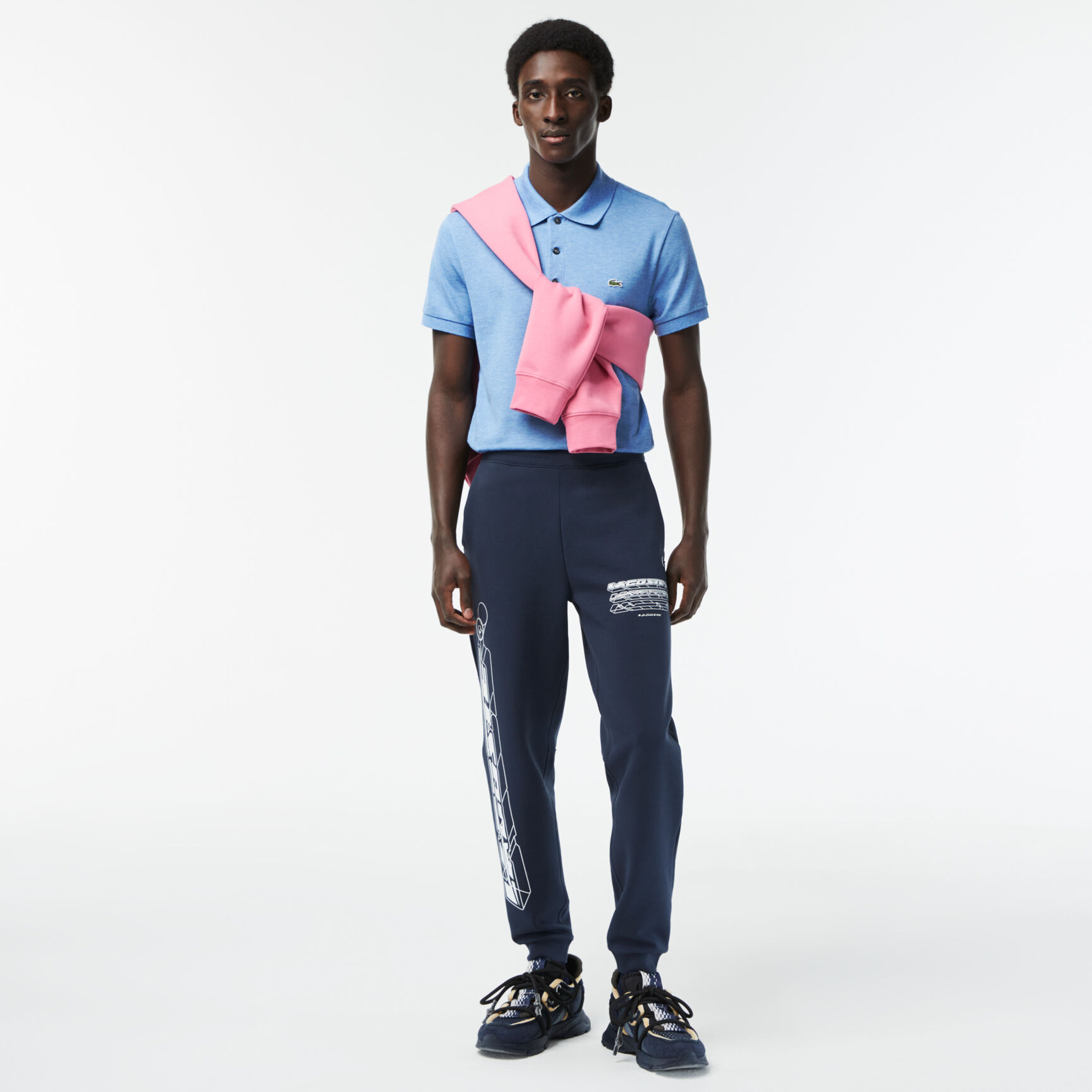 Men's Lacoste Slim Fit Double-Sided Track Pants Men's Lacoste Slim Fit Double-Sided Track Pants