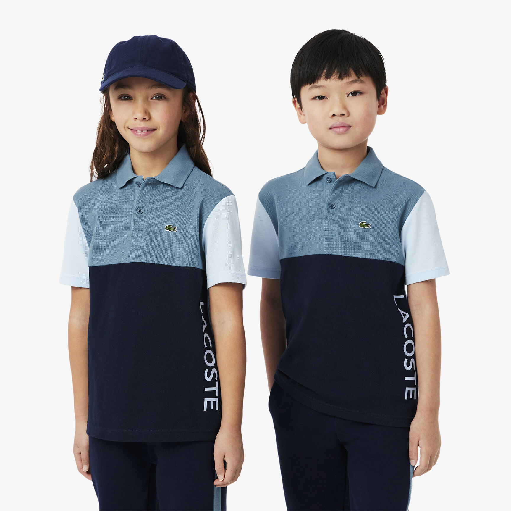 Colour-Block Petit Pique Polo Shirt - PJ8427-00-HJI