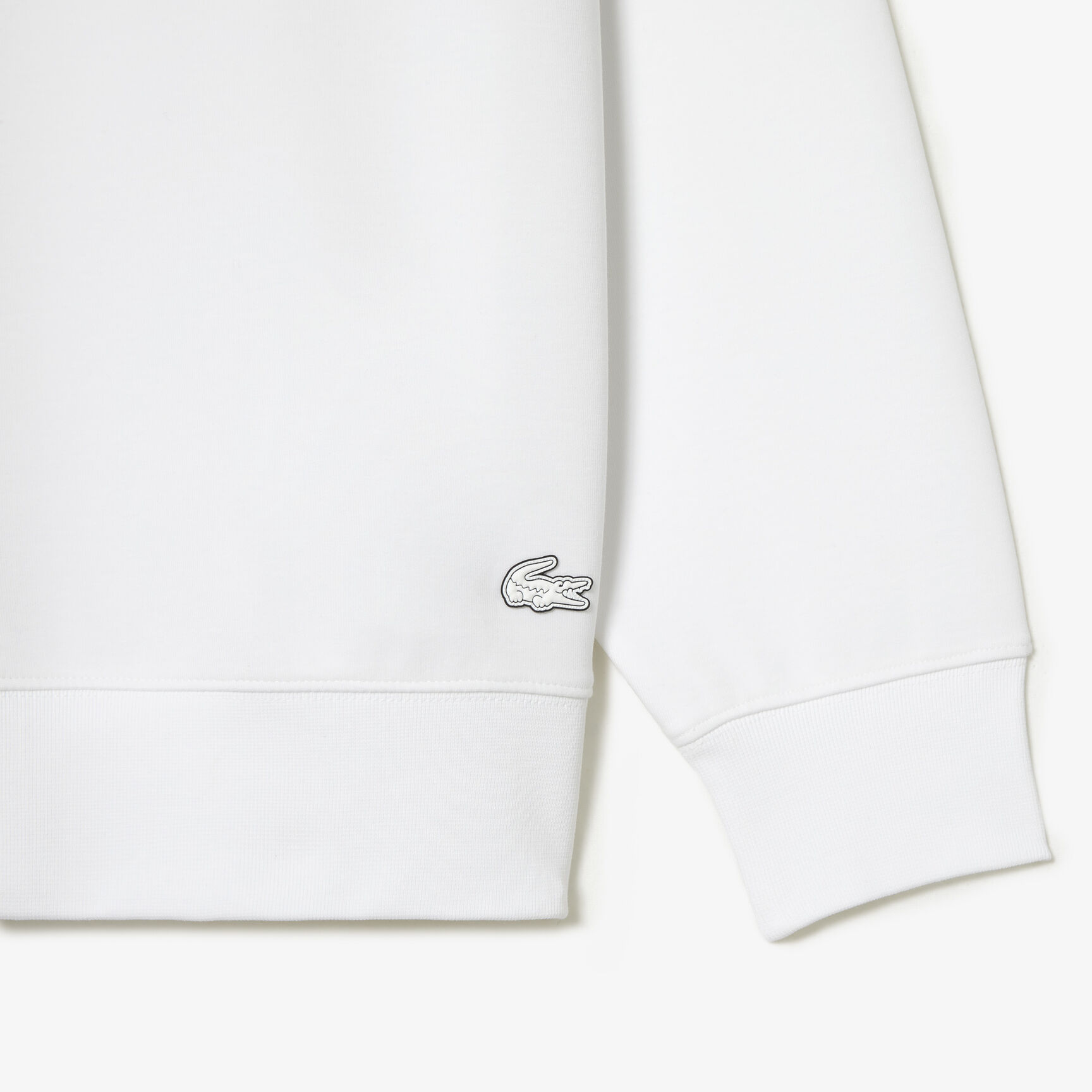 سويت شيرت لاكوست بقصة فضفاضة وشعار الماركة للرجال