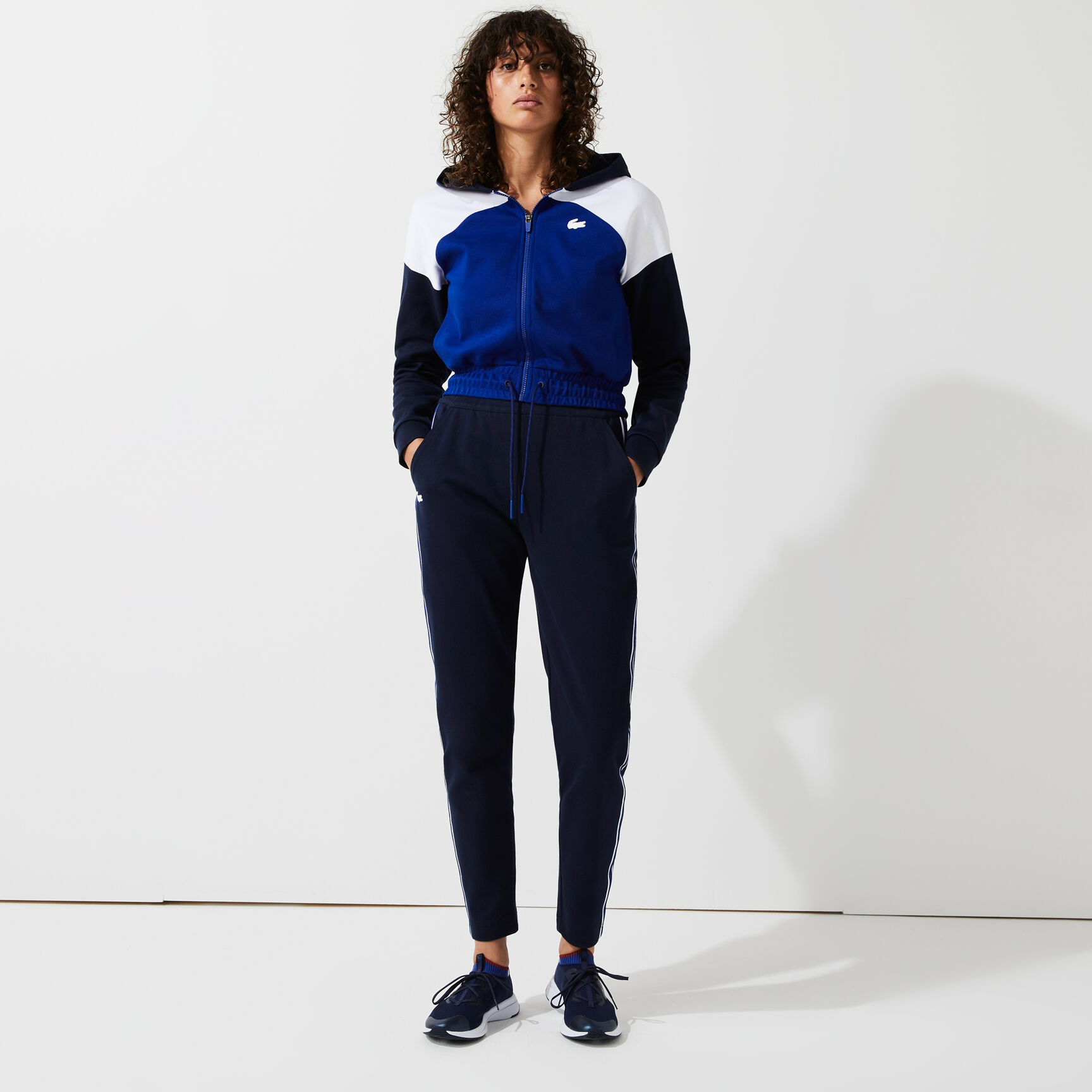 Women’s Lacoste SPORT Hooded Organic Cotton Zip Sweatshirt Women’s Lacoste SPORT Hooded Organic Cotton Zip Sweatshirt