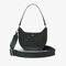 Small Chantaco Embossed Leather Half Moon Bag lacoste small chantaco embossed leather half moon bag