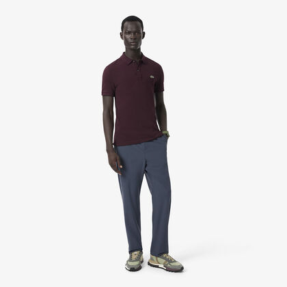 lacoste regular fit stretch commuter chino pants