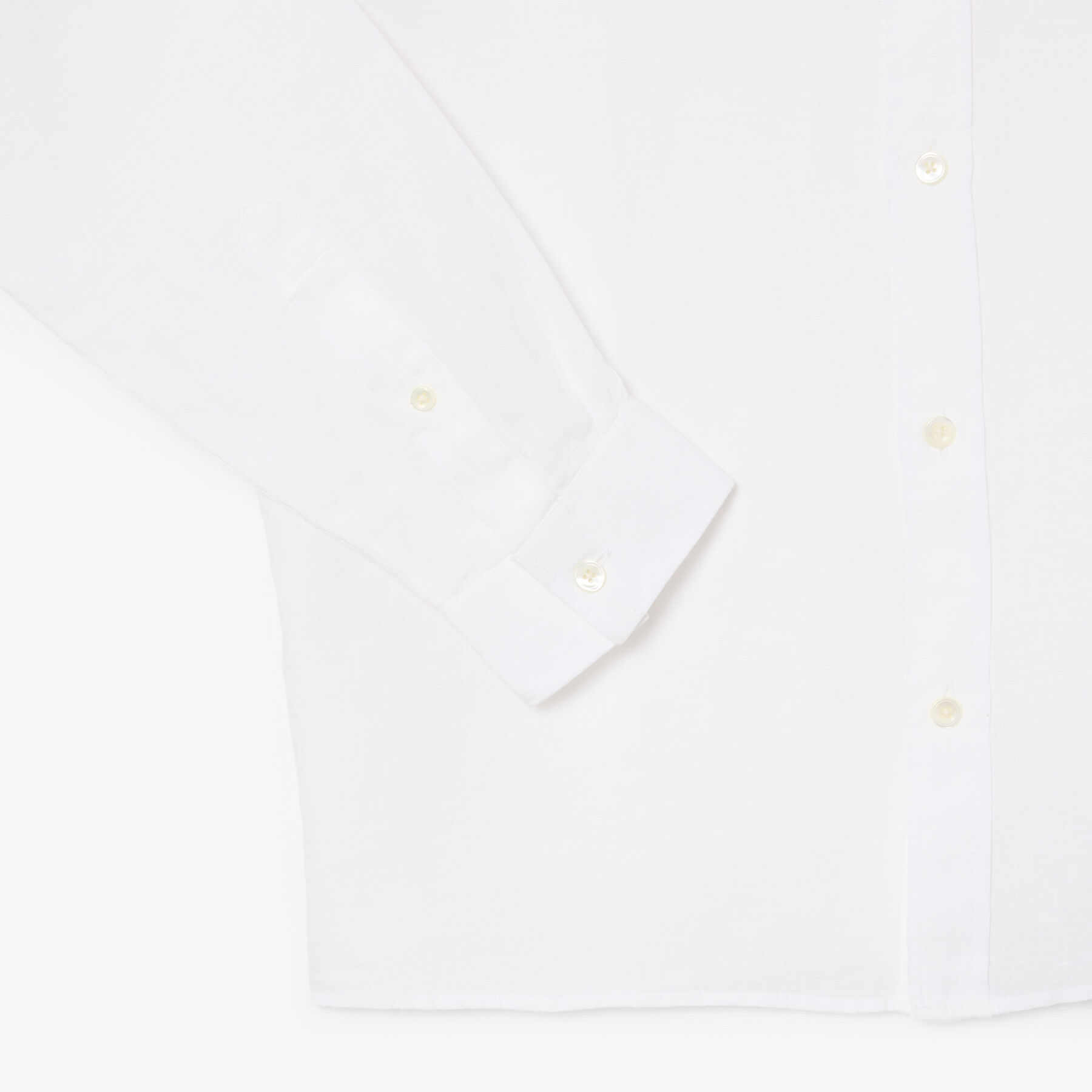lacoste regular fit linen shirt