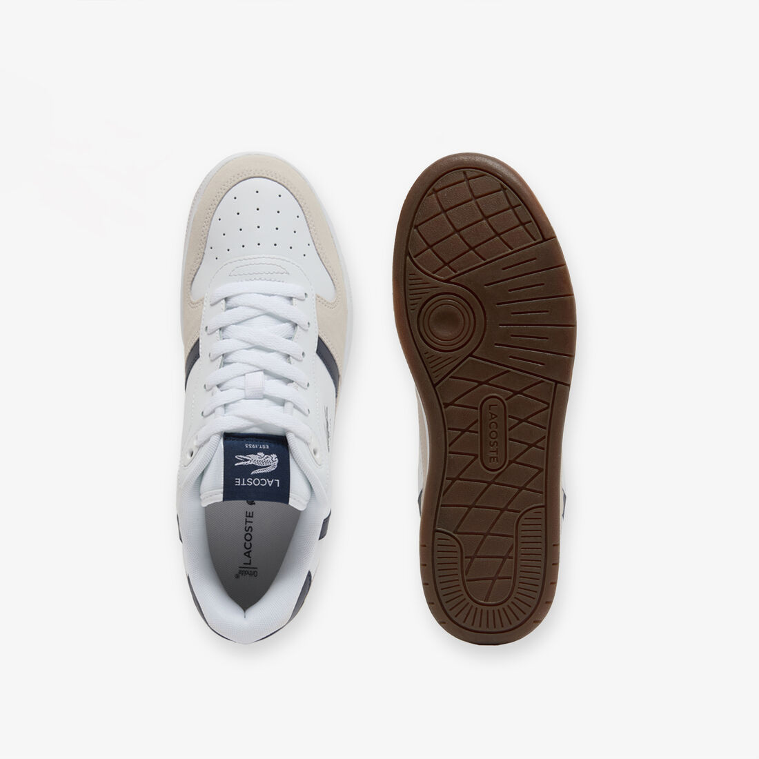 Men's T-Clip Set Leather Sneakers Men's T-Clip Set Leather Sneakers - 50SMA0184-042