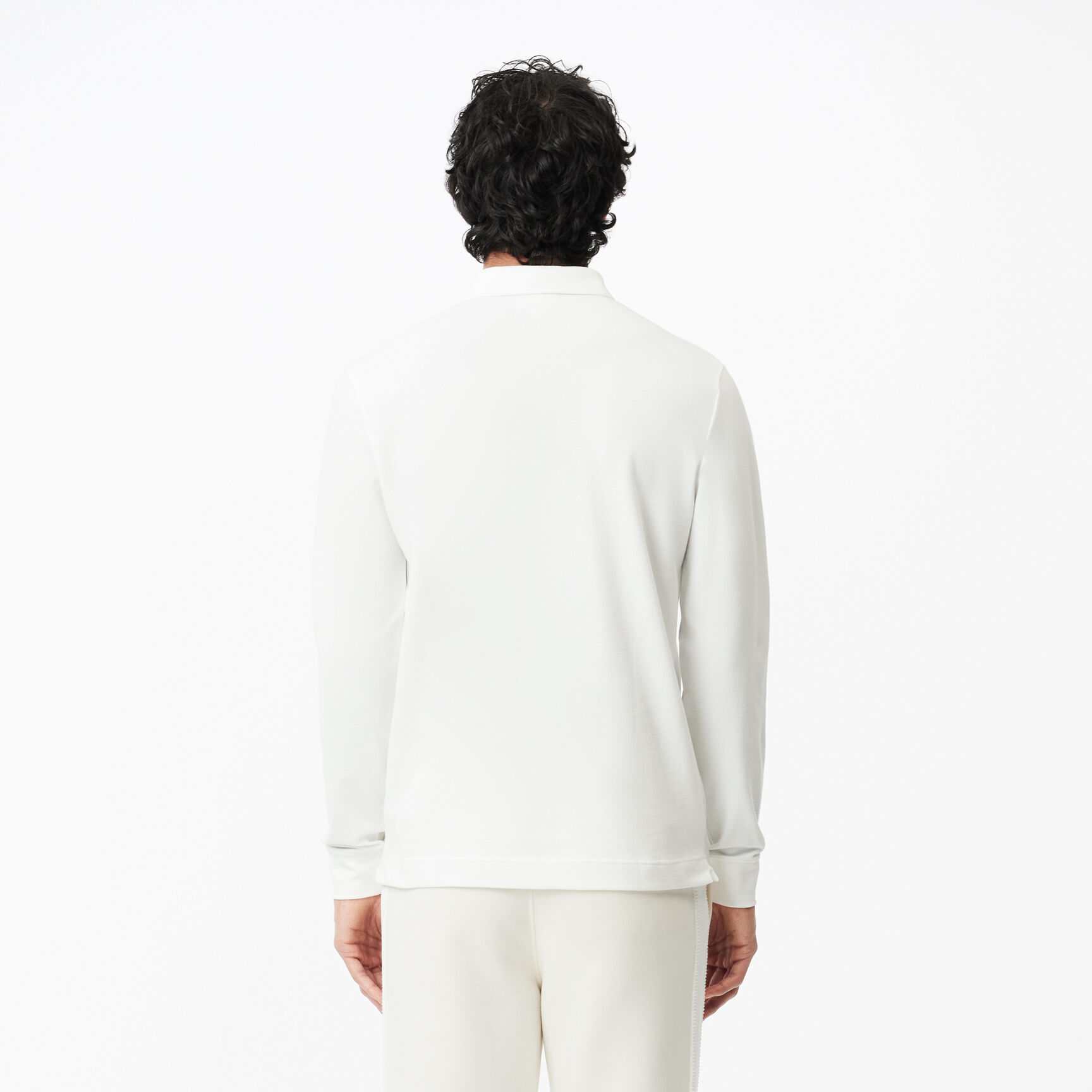 Smart Paris long sleeve stretch cotton Polo Shirt - PH2481-00-001