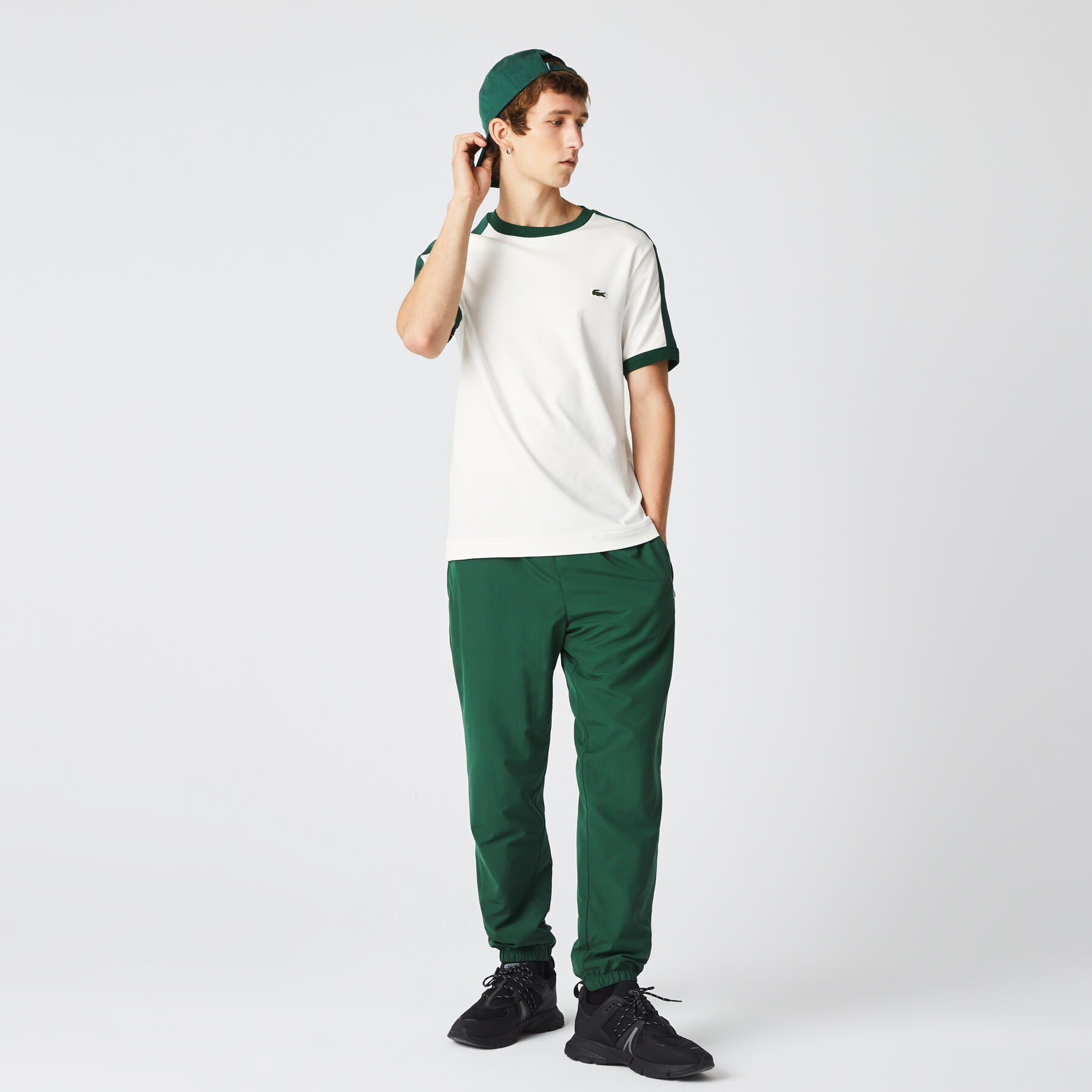 Men's Lacoste Regular Fit Contrast Collar T-Shirt men s lacoste regular fit contrast collar t shirt