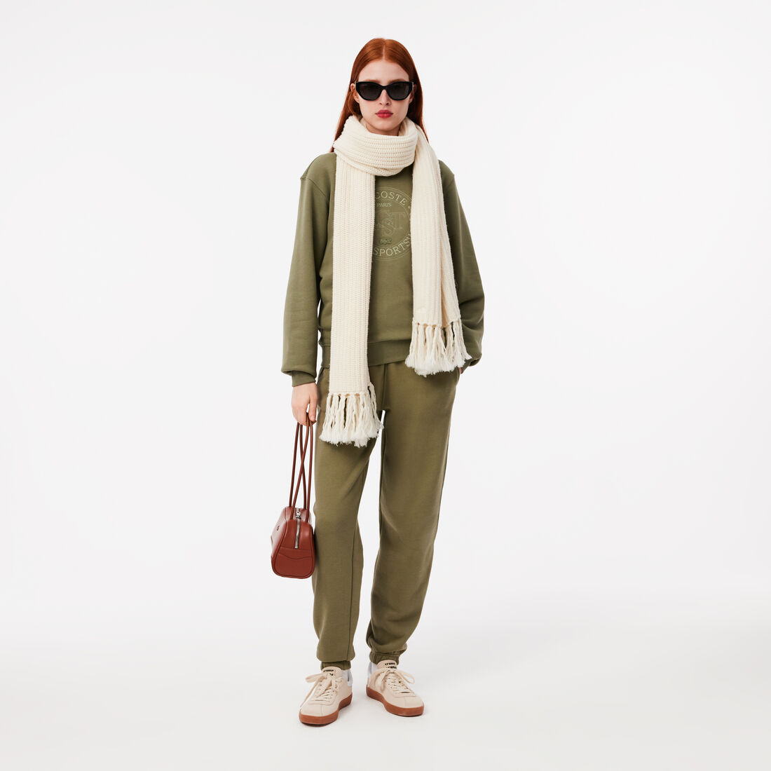 سويت شيرت قطن مطرز Embroidered Cotton Sweatshirt - SF2565-00-BMY