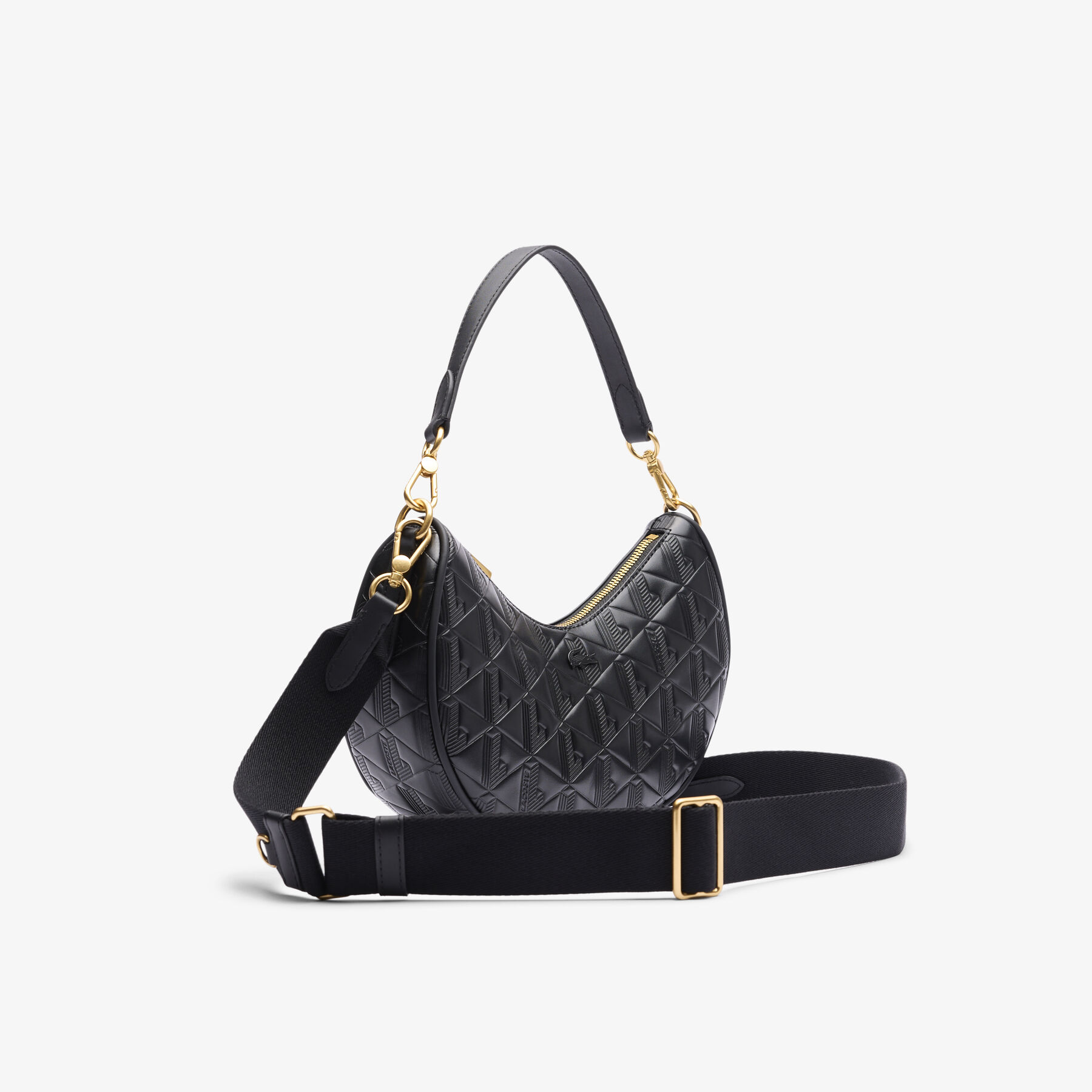 محفظة ماهيكي نصف قمرية من الجلد المنقوش Maheki Embossed Leather Half Moon Purse - NF4710MH-000