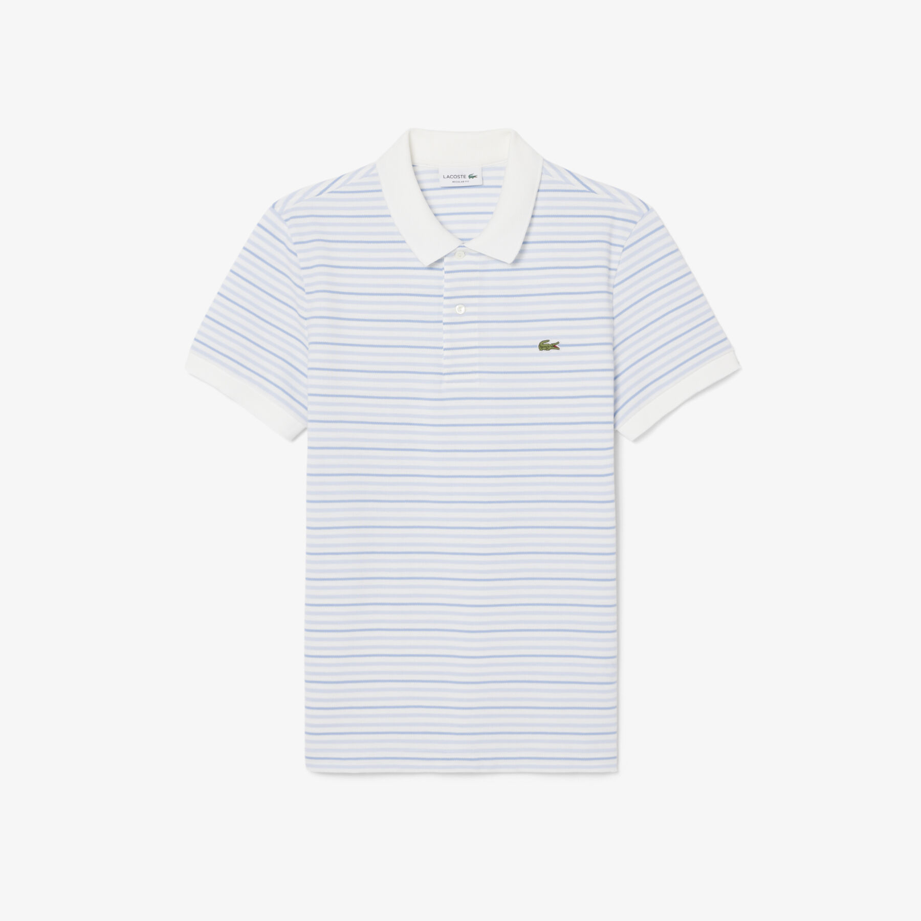 Classic Fit Striped Petit Pique Polo Shirt lacoste classic fit striped petit pique polo shirt