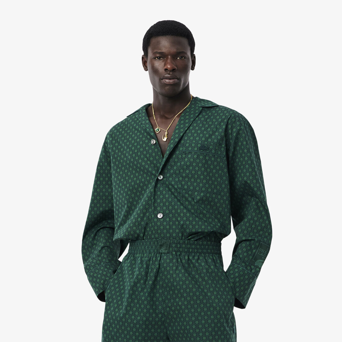 Runway Print Pajama Shirt - CH6892-00-77I