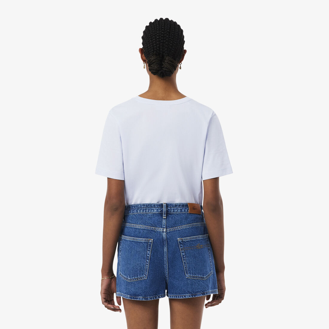 Relaxed Fit Soft Cotton V Neck T-shirt Relaxed Fit Soft Cotton V Neck T-shirt - TF7300-00-J2G