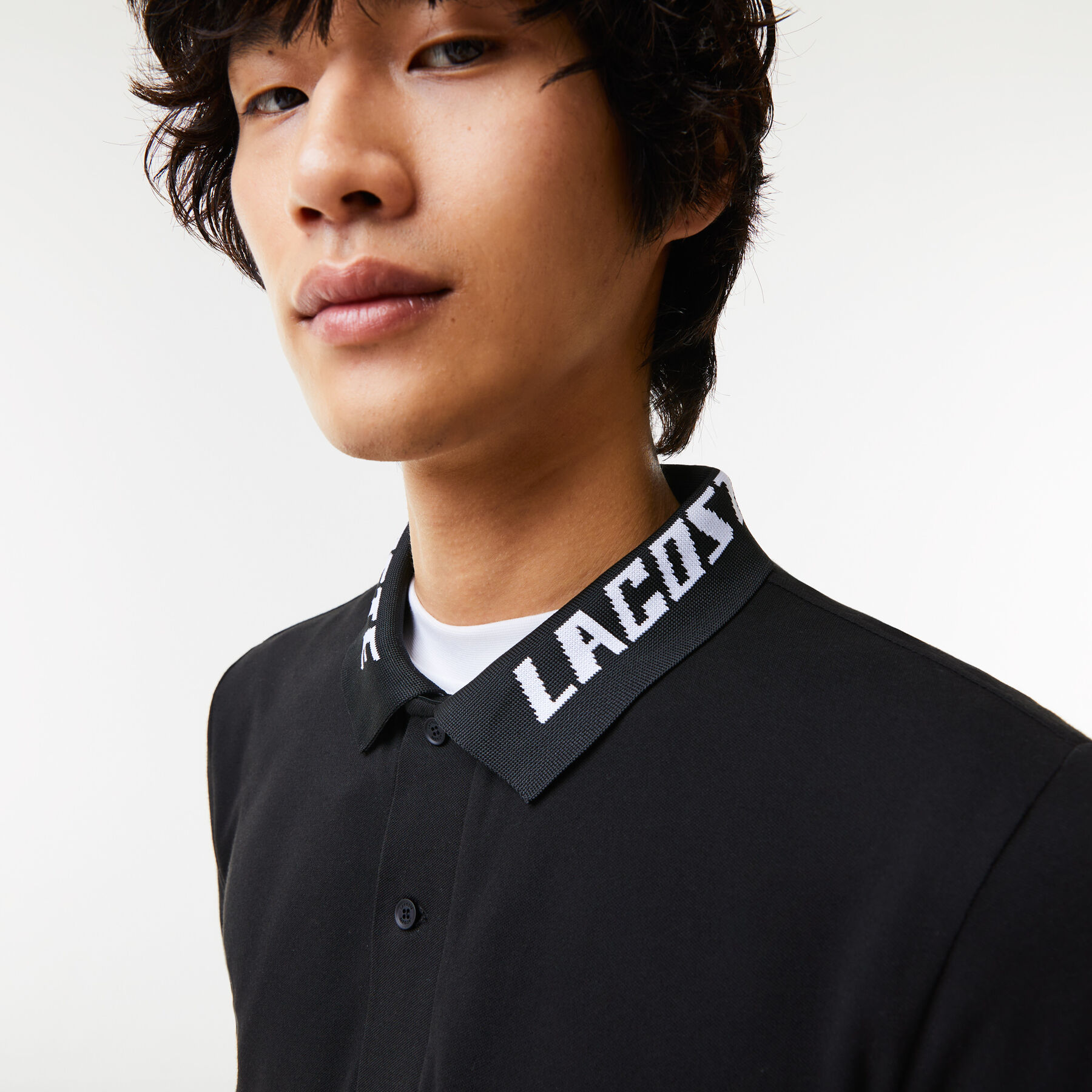 Men's Lacoste Branded Slim Fit Stretch Piqu� Polo - PH9642-00-031