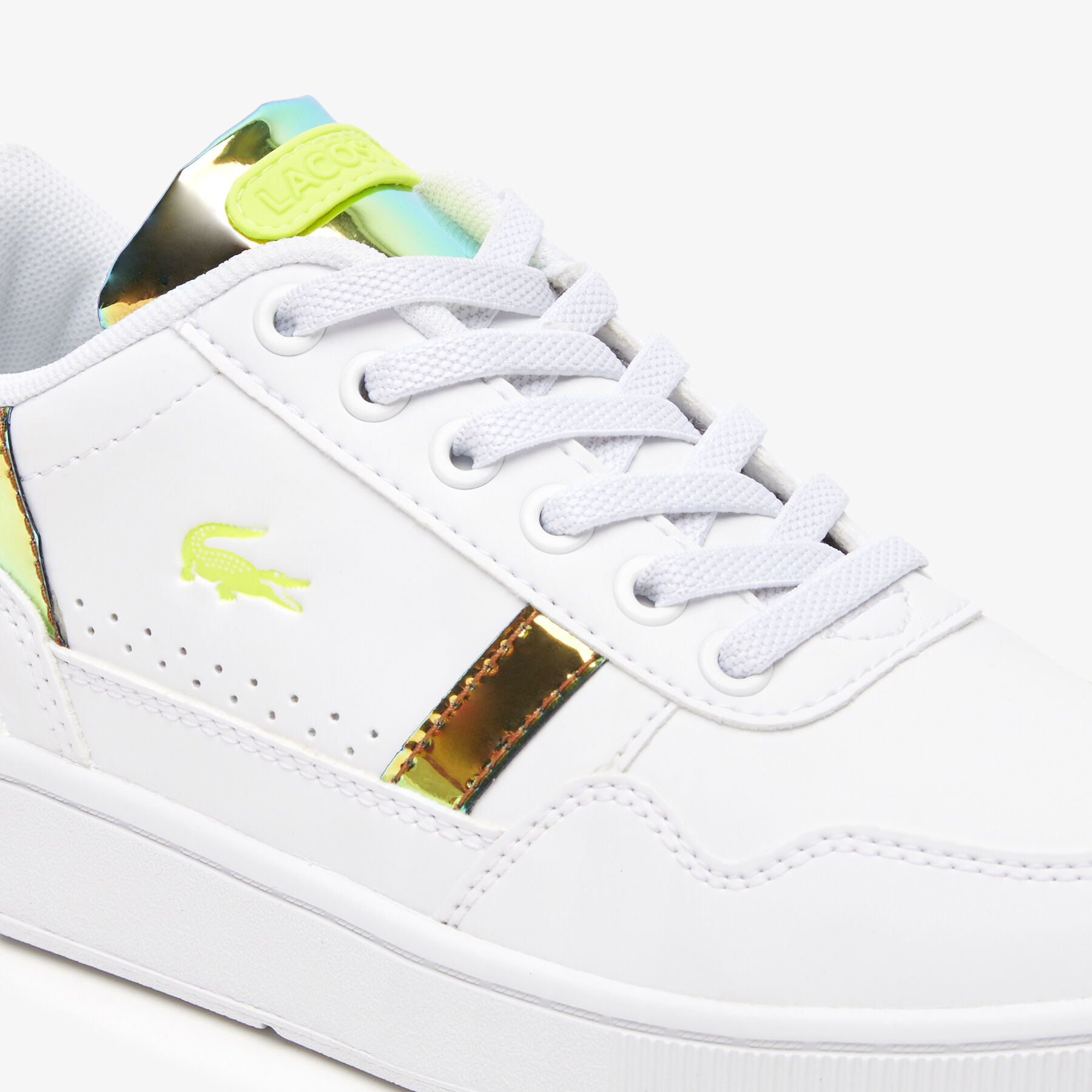 Children's Lacoste T-Clip Synthetic Trainers children s lacoste t clip synthetic trainers