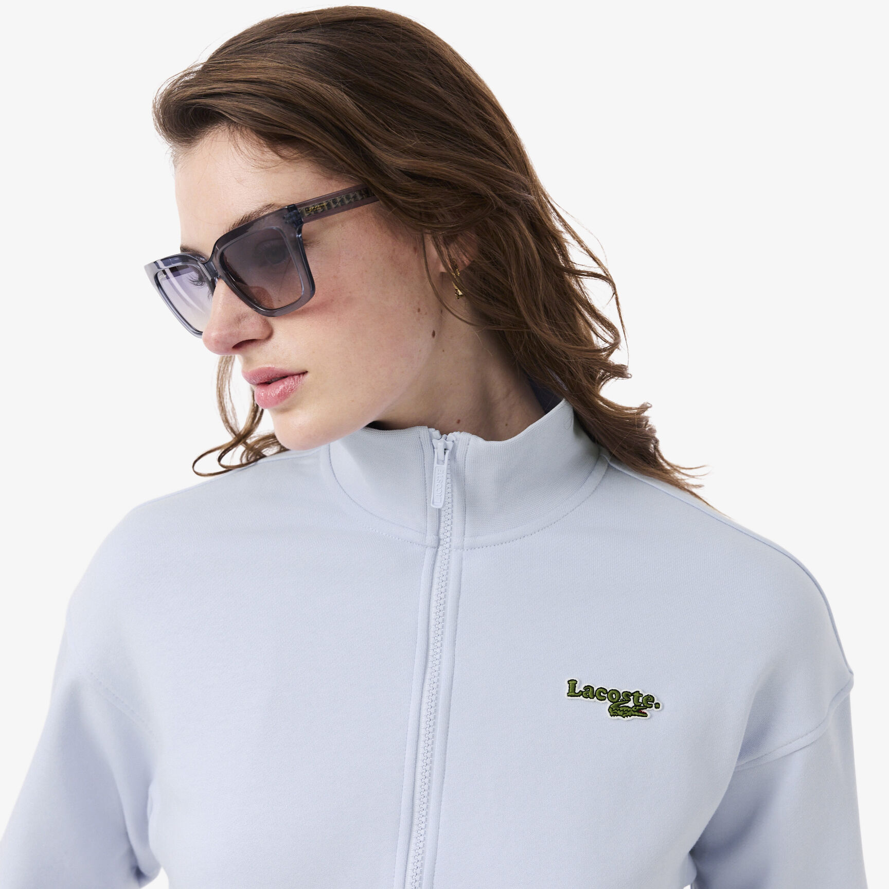 Relaxed Fit Zipped Badge Sweatshirt Relaxed Fit Zipped Badge Sweatshirt - SF0040-00-J2G