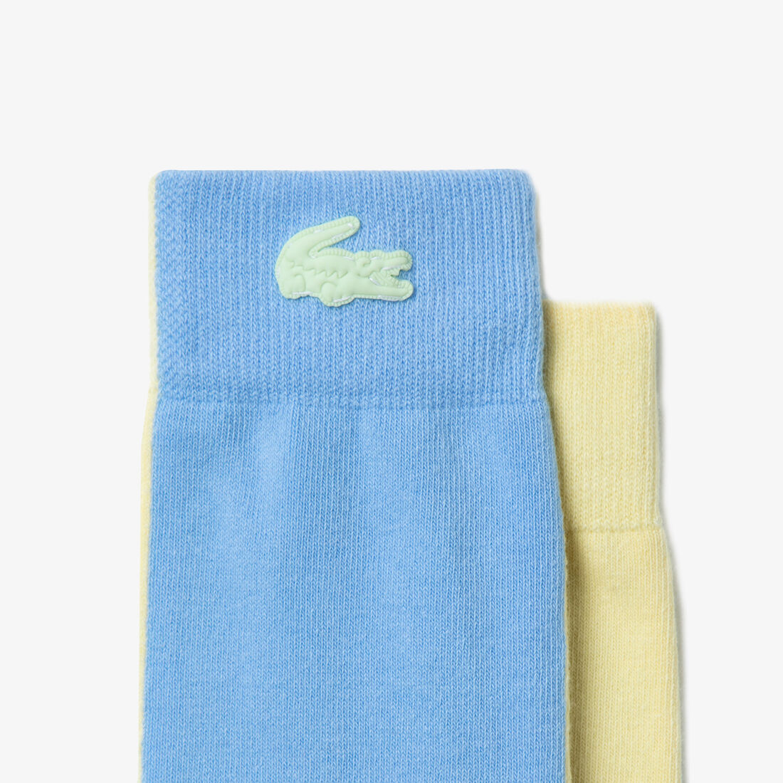 جوارب قطنية مرنة ثنائية اللون للجنسين مجموعة Lacoste LIVE جوارب قطنية مرنة ثنائية اللون للجنسين مجموعة Lacoste LIVE