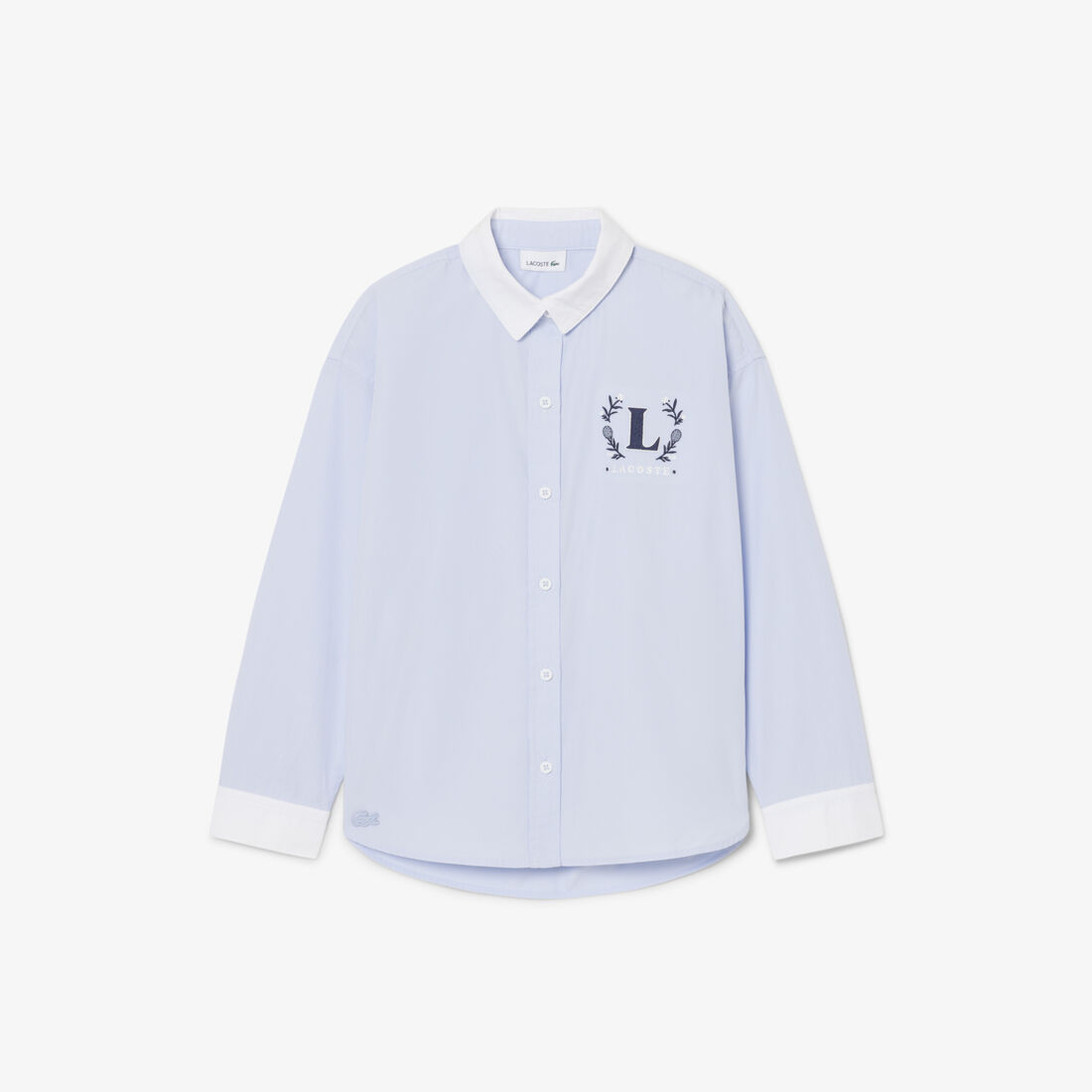 Embroidered Badge Poplin Shirt Embroidered Badge Poplin Shirt - CJ6589-00-J2G