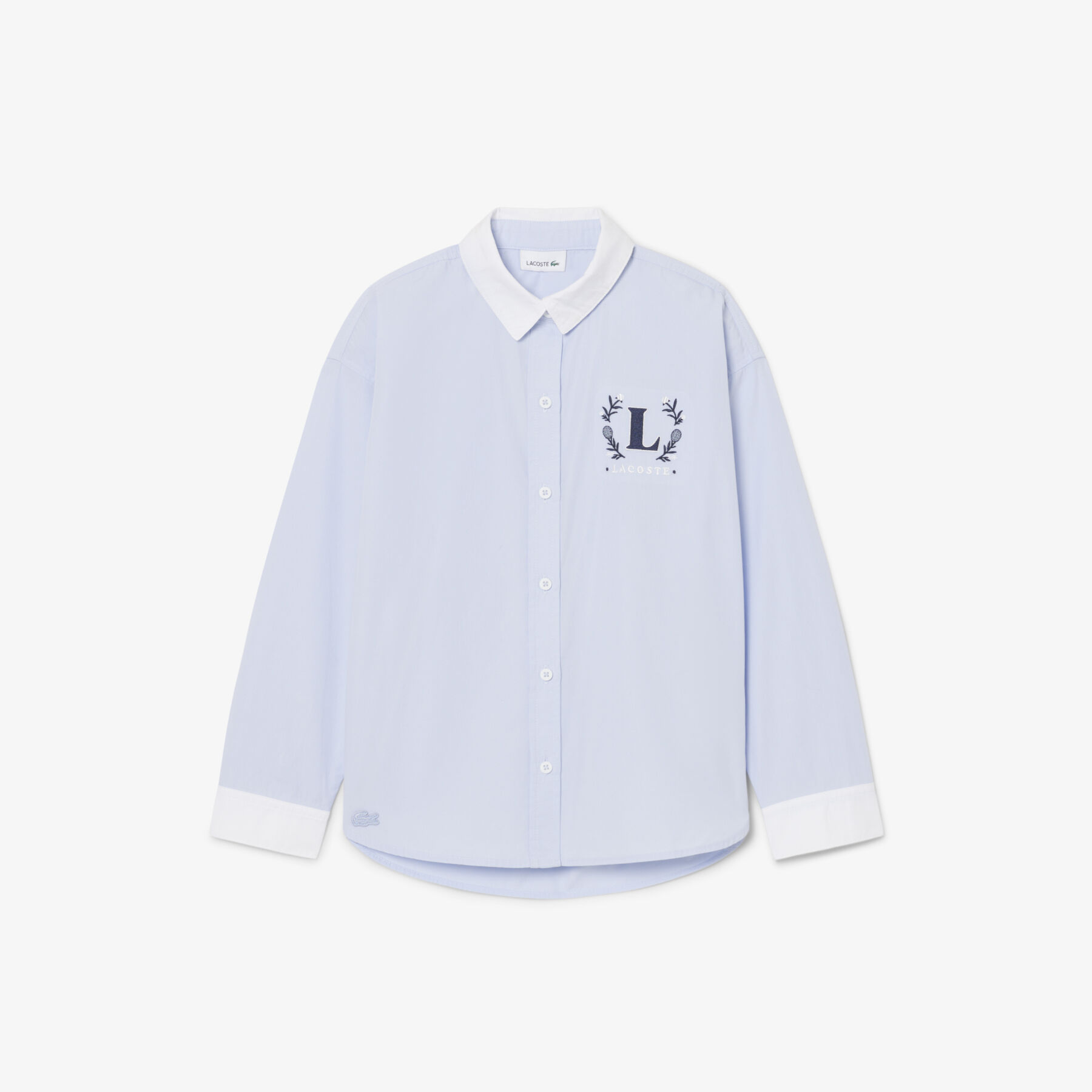 Embroidered Badge Poplin Shirt Embroidered Badge Poplin Shirt - CJ6589-00-J2G