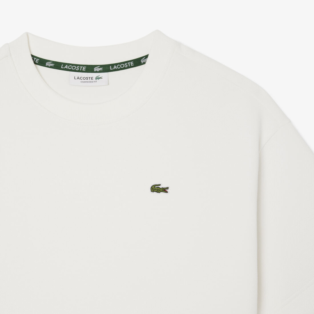 Oversized Double Face Pique T-shirt Oversized Double Face Pique T-shirt - TF6902-00-70V