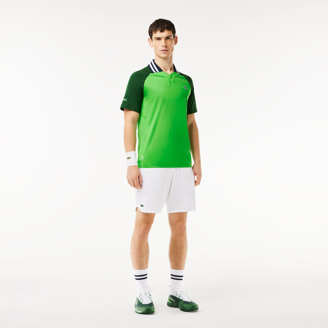 قميص بولو للتنس من لاكوست × دانييل ميدفيديف Lacoste x Daniil Medvedev Ultra-Dry Tennis Polo Shirt - DH7381-00-IUX