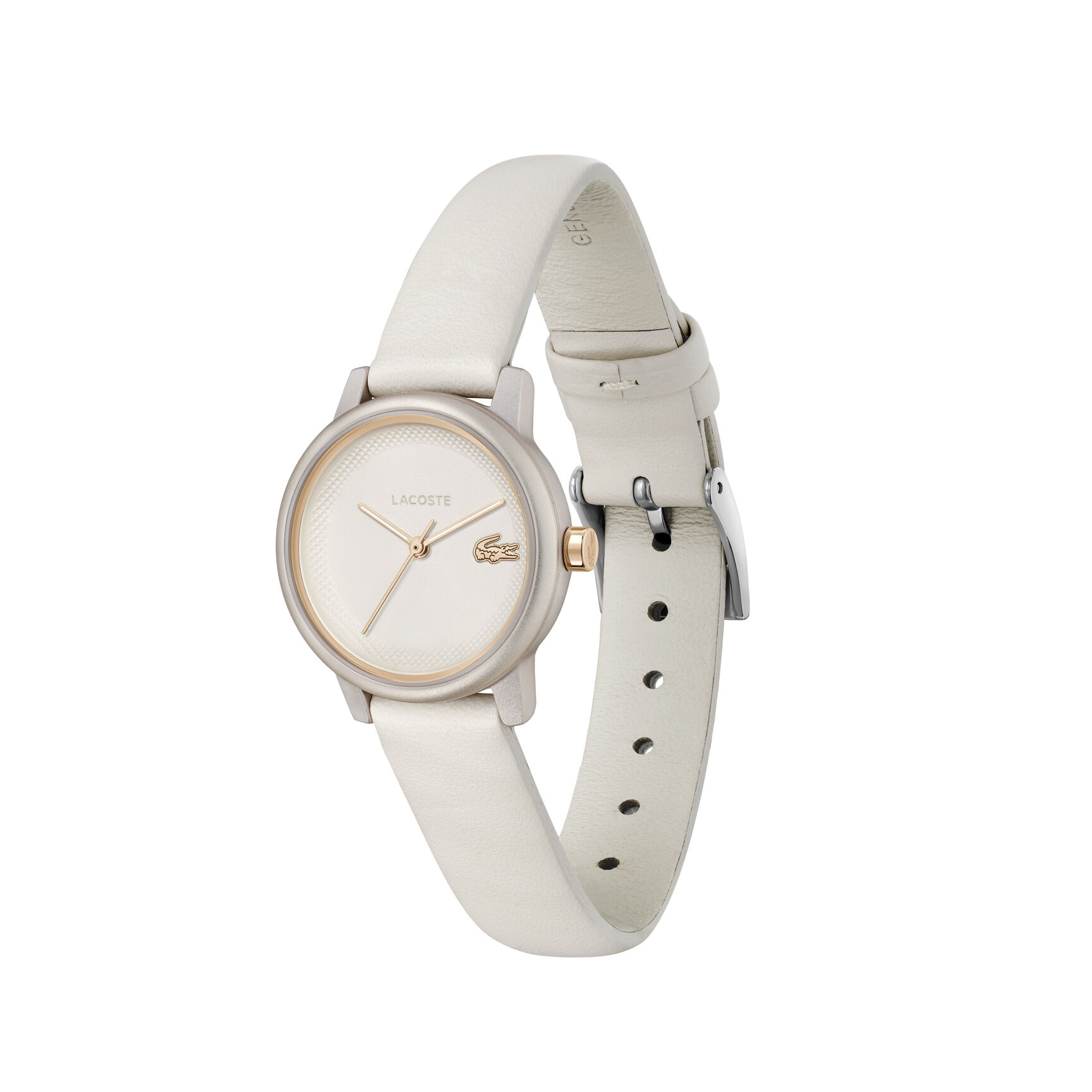 Lacoste 12.12 Swift Leather Strap WATCH - 2001437-WHITE