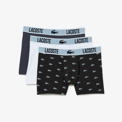 Men's Lacoste Recycled Polyester Jersey Trunk Three-pack