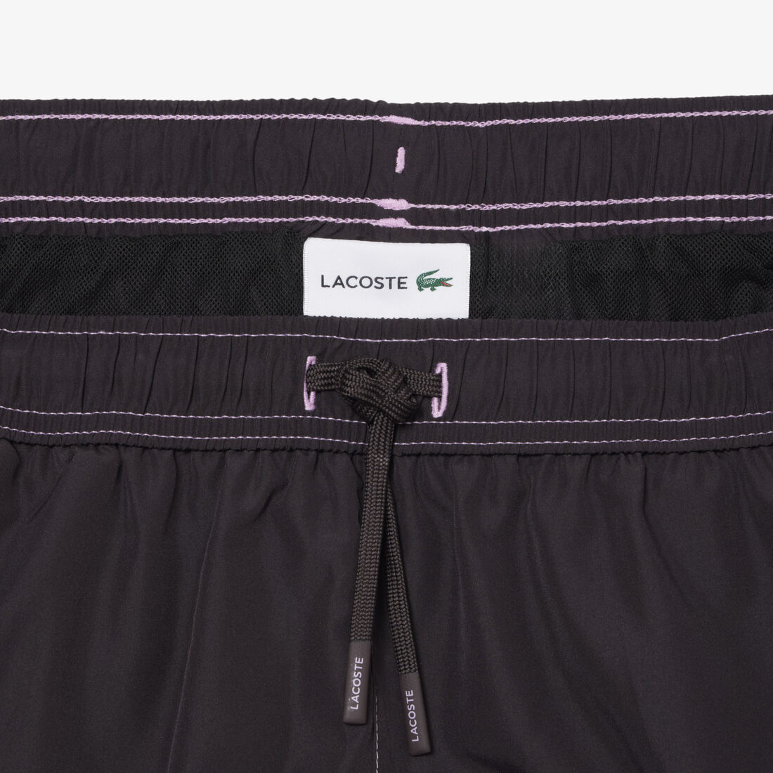 شورت سباحة متوسط الطول بنقشة تنس Mid Length Tennis Print Swim Trunks - MH1887-00-3LA