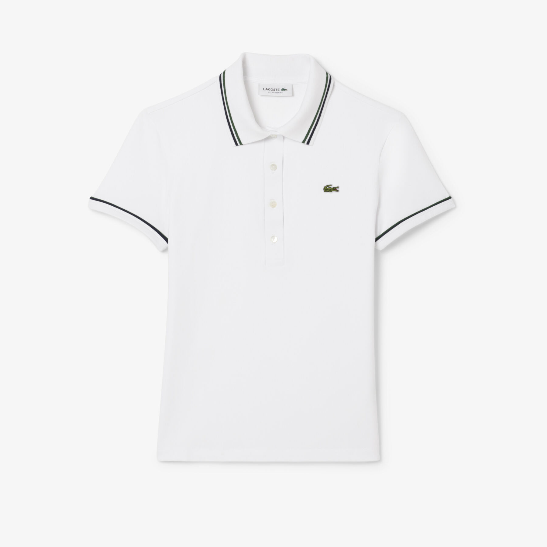 lacoste l 12 d slim fit trim detail polo shirt