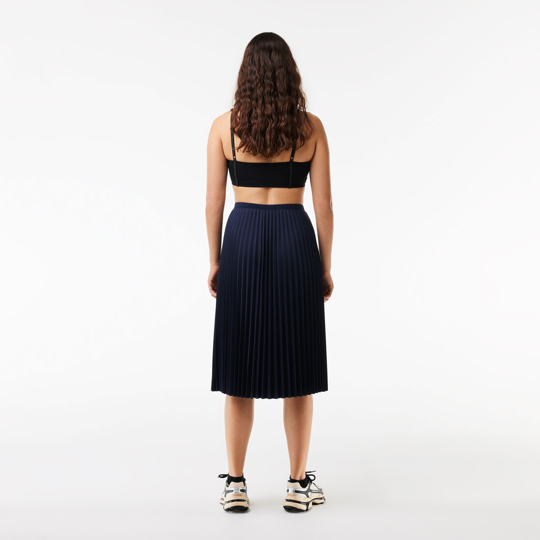 تنورة نسائية بطيات بخصر مطاطي Women's Elasticised Waist Flowing Pleated Skirt - JF8050-00-166