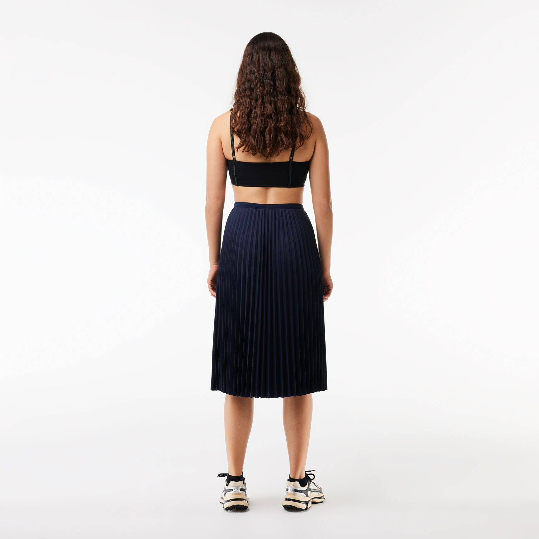 تنورة نسائية بطيات بخصر مطاطي Women's Elasticised Waist Flowing Pleated Skirt - JF8050-00-166