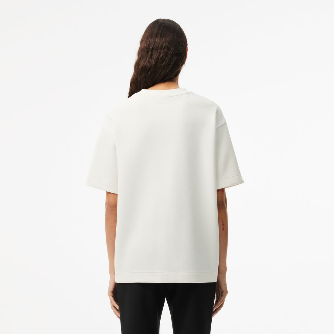 Oversized Double Face Pique T-shirt Oversized Double Face Pique T-shirt - TF7301-00-70V