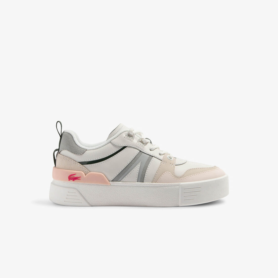 Women's L002 Leather and Mesh Trainers - 46CFA0023-14X