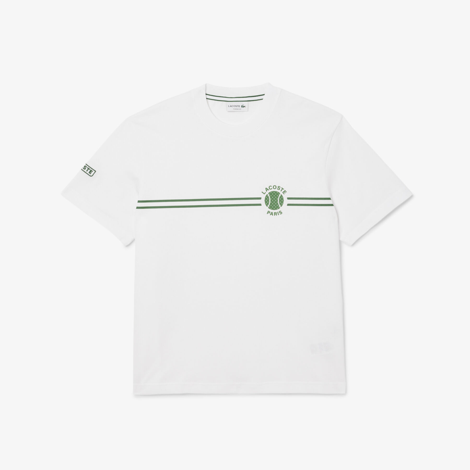 Printed Embroidered Cotton Jersey T-shirt lacoste printed embroidered cotton jersey t shirt