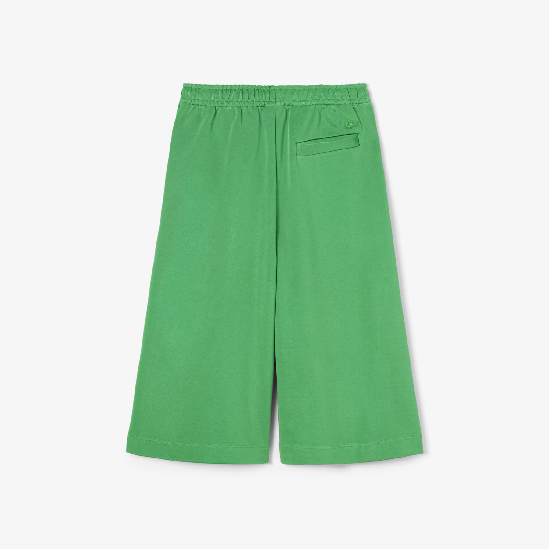 SHORT lacoste runway oversized satin bermuda shorts