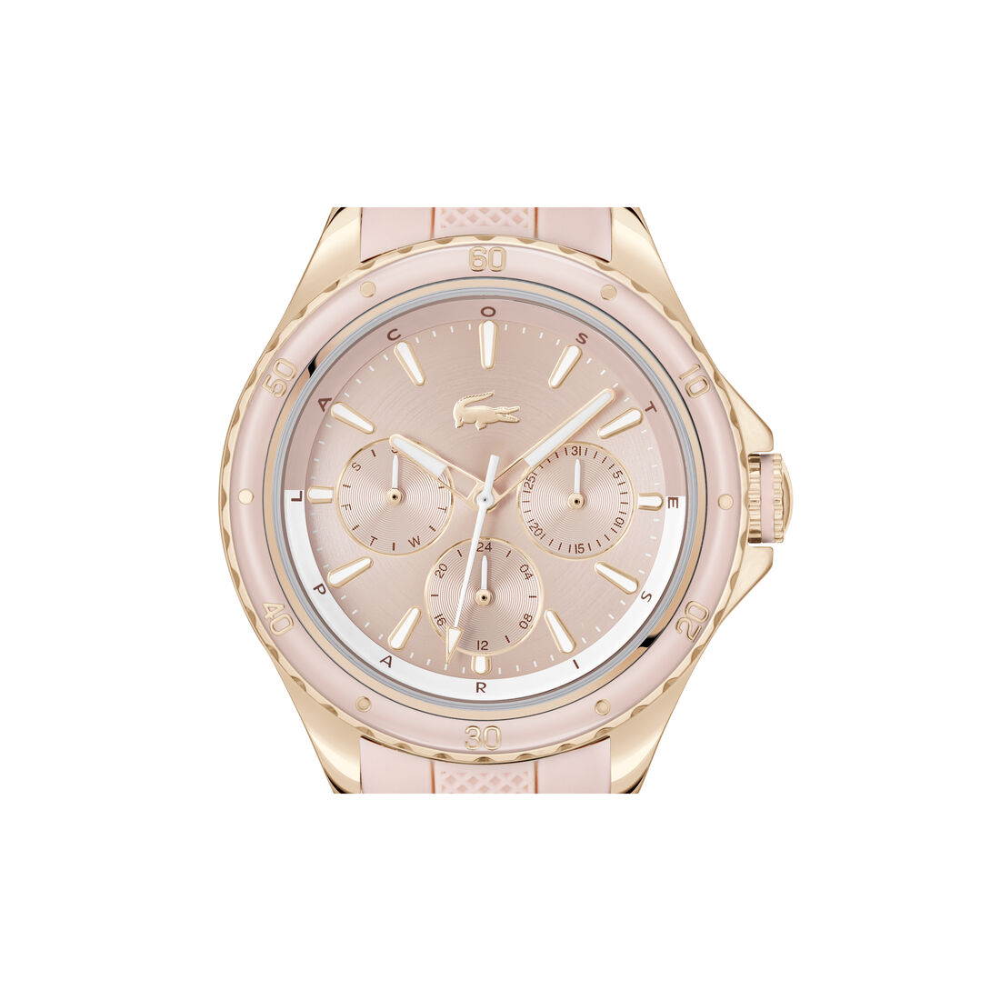 ساعة Santorini بسوار سيليكون بلون Blush Santorini Blush Silicone Watch - 2001457-BLUSH