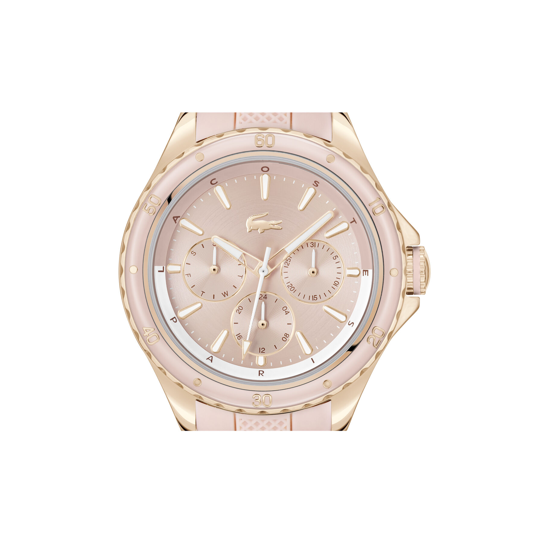 ساعة Santorini بسوار سيليكون بلون Blush Santorini Blush Silicone Watch - 2001457-BLUSH