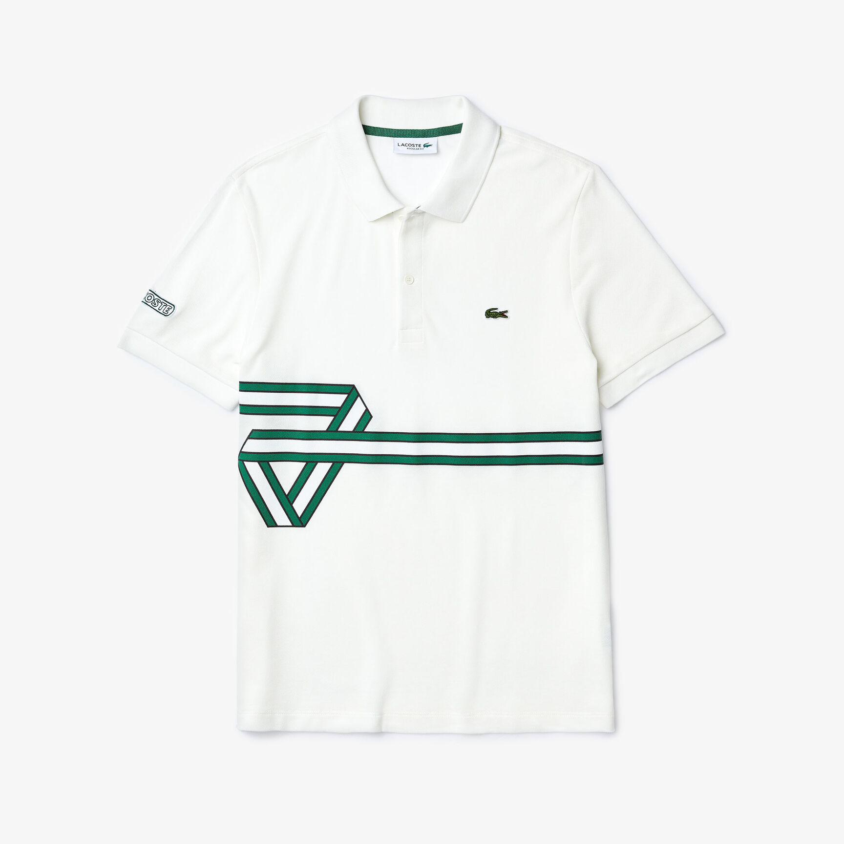 Men's Lacoste Stripe Print Polo Shirt Men's Lacoste Stripe Print Polo Shirt